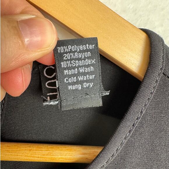 Clara Sun Woo Tank Top Asymmetrical Hem Black Small - Picture 7 of 7